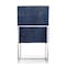 Manhattan Comfort Element Dining Armchair in Blue DC029-BL - alternate 3